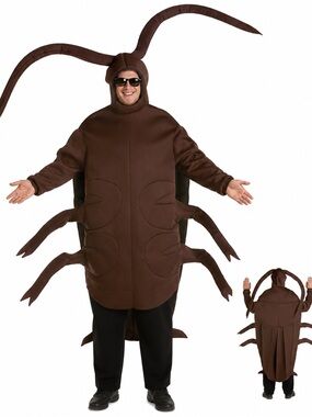 Rasta imposta Costume Adult Cockroach Cosplay Halloween Party Bodysuit Funny OS